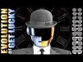 Evolution of get lucky daft punk chronologic cover by pv nova