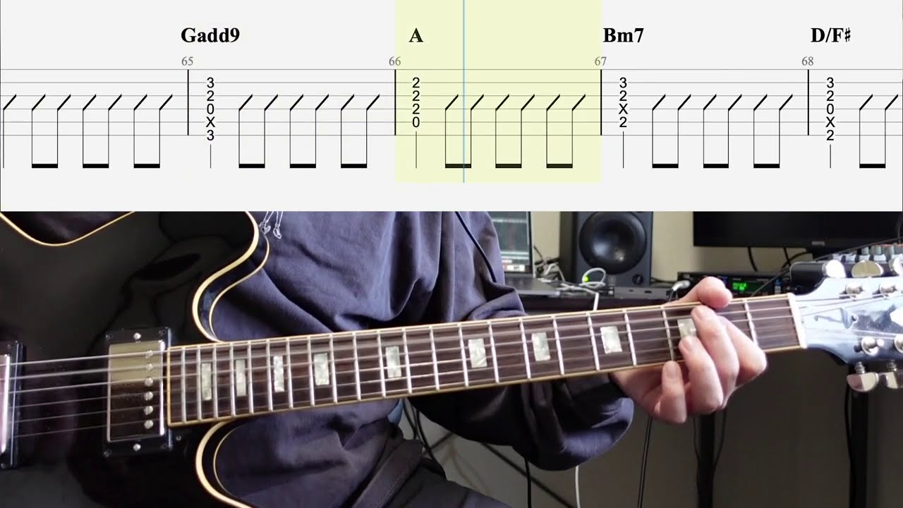 Tab譜 ギター 怪獣の花唄 Vaundy ギター1本で弾いてみた Youtube