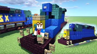 Minecraft Moving Train Create Mod