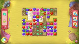 Gardenscapes 2332 Hard Level - 15 moves - NO BooSTERS