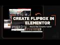 How to Make a Flip Card in Elementor | Flipbox Widget Complete Tutorial (Beginner Friendly)