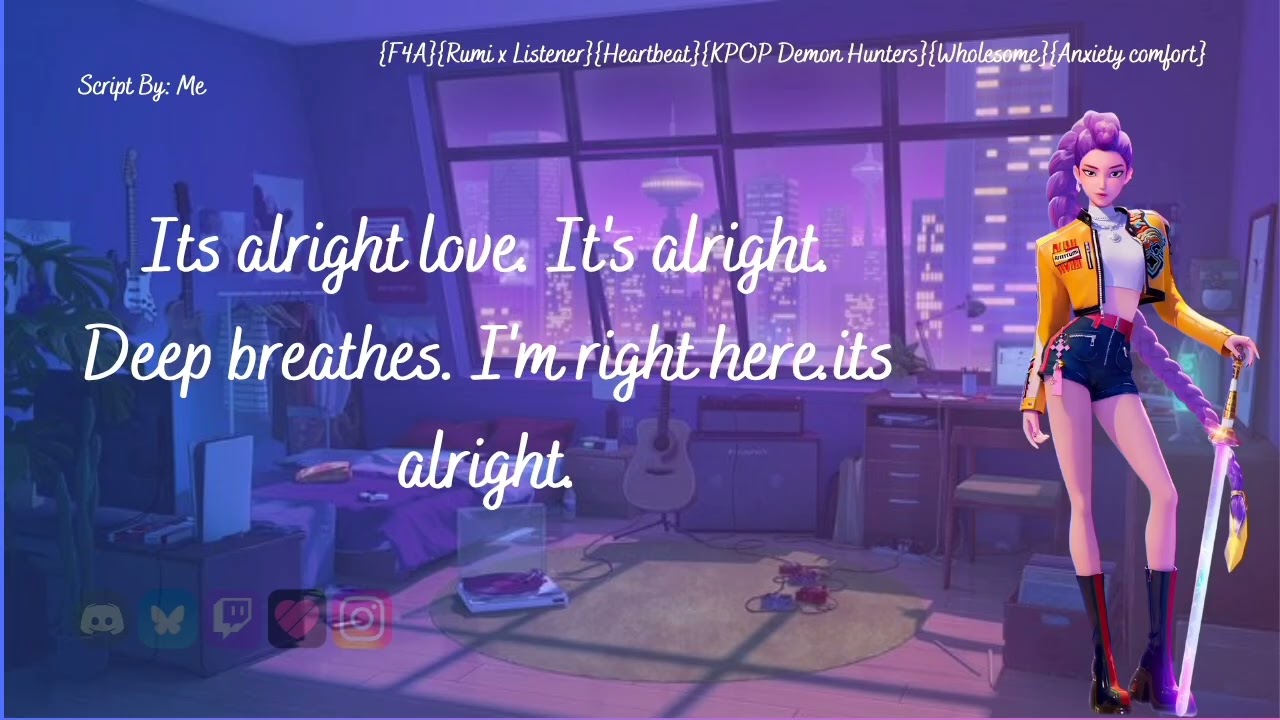 Rumi Comforting You From A Panic Attack {F4A}{Rumi x Listener}{KPOP Demon Hunters}