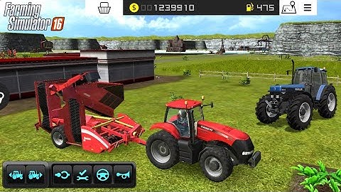 Sugarbeets Harvesting In Farming Simulator 16  - Case lll Tractor In Fs16 - Fs16