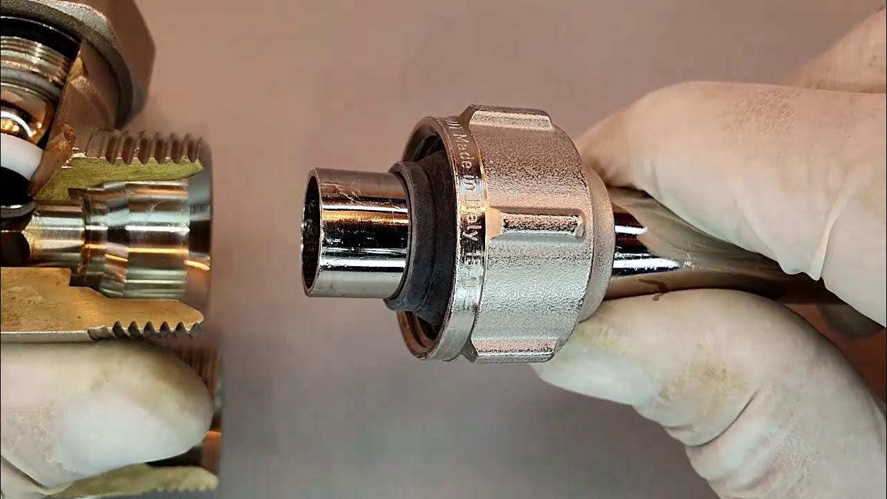 Фитинг для медной трубки - YouTube