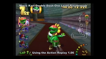 Mario Kart Double Dash Special Cup Playthrough using the Action Replay 1.06 on the Gamecube :D #Sub