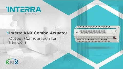 Interra KNX Combo Actuator: Output Configuration for Fan Coils
