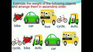 STATE - 3rd std Mathematics lesson - 10 weight.
