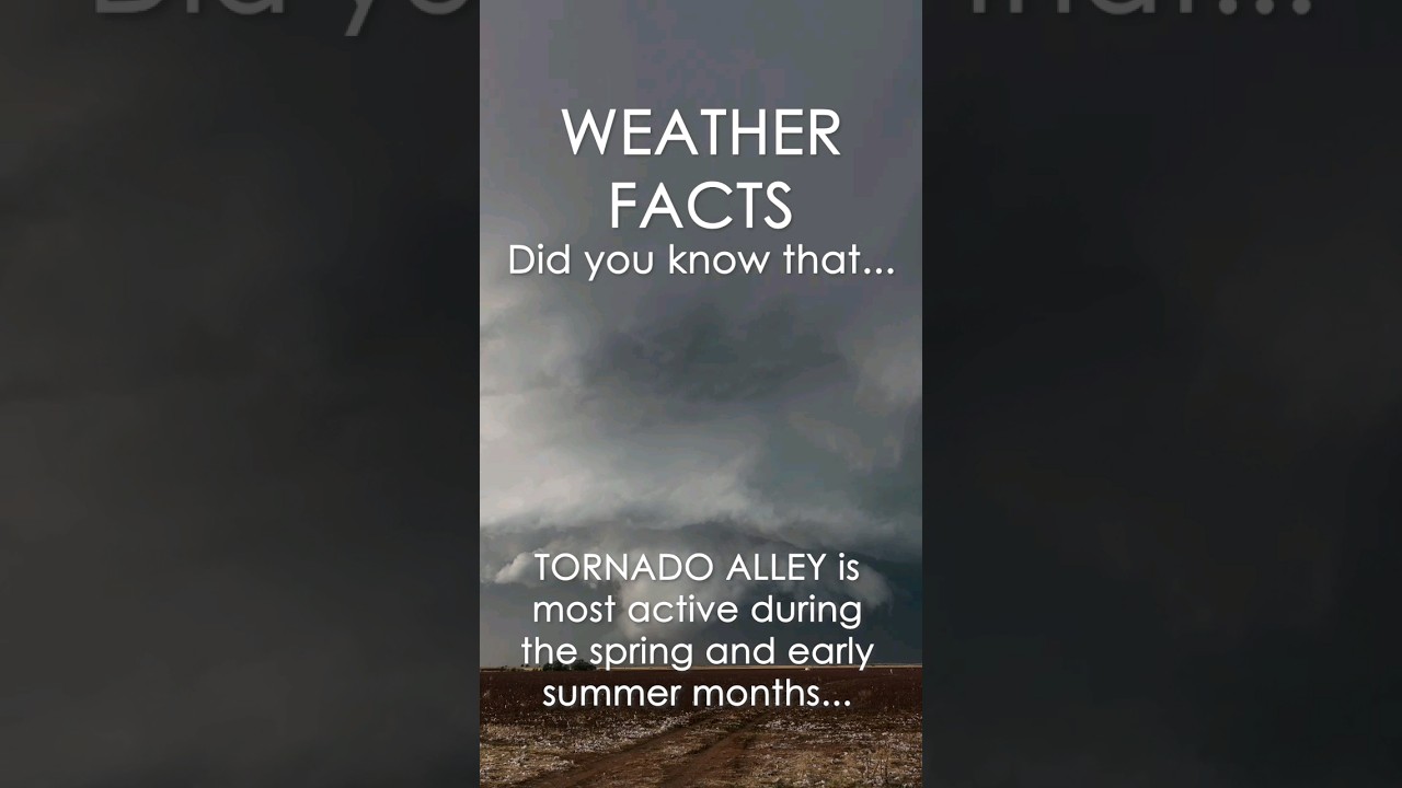 WEATHER FACTS | TORNADO ALLEY | Have you chased any storms over there?
