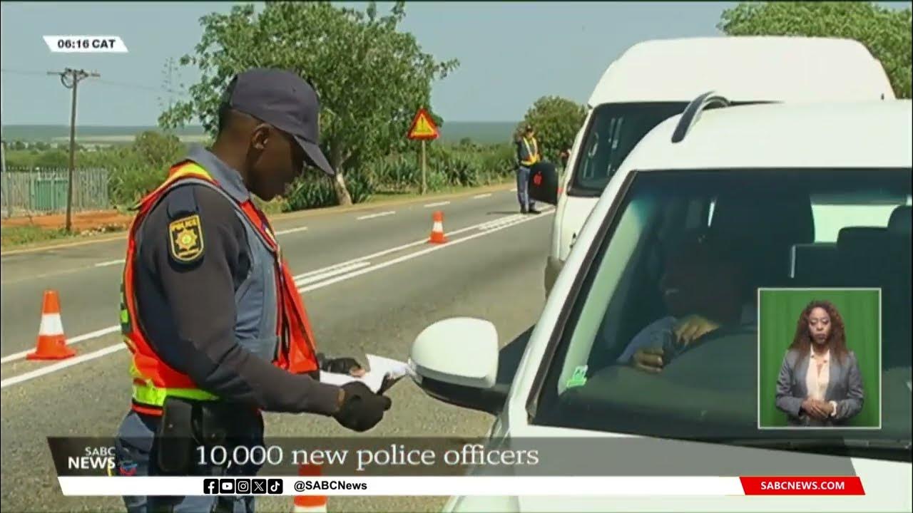 10 000 New Police Officers Added To Saps To Bolster Festive Season Safety Youtube 