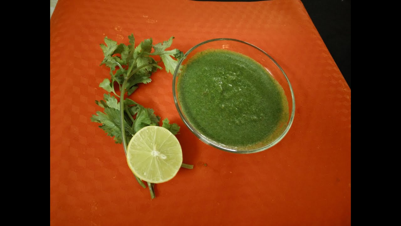 Green Chutney (Indian Dipping Sauce) YouTube