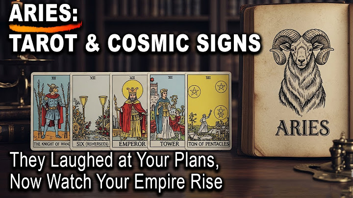 ARIES ♈ Tarot Reading & Cosmic signals: They Laughed at Your Plans, Now Watch Your Empire Rise
