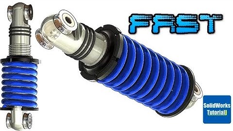 44- Fast version SolidWorks video: Shock Absorber