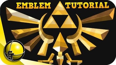 HYLIAN CREST - Zelda - Black Ops 3 Emblem Tutorial