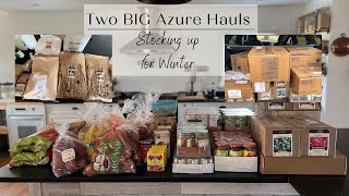 two BIG Azure Hauls | stocking up for winter
