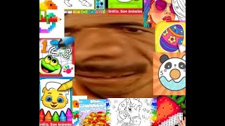 TESTEI TODOS OS JOGOS DE COLORIR DA PLAY STORE!!! screenshot 3