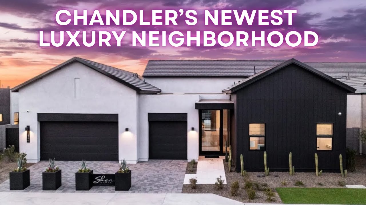 Chandler's Newest Luxury Neighborhood [Living in Arizona | Shea Homes | Beautiful new Homes]