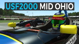 rFactor 2 USF2000 Race at Mid Ohio - First New Car by Studio 397