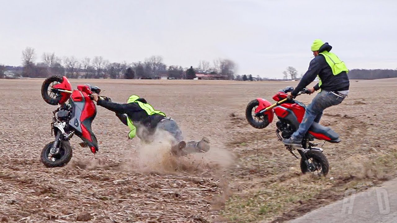 HUGE Honda Grom OffRoad Jump.. *The NECKS Season Premiere!* YouTube