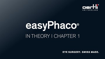 easyPhaco explained | Chapter 1 | Cataract | Ophthalmology