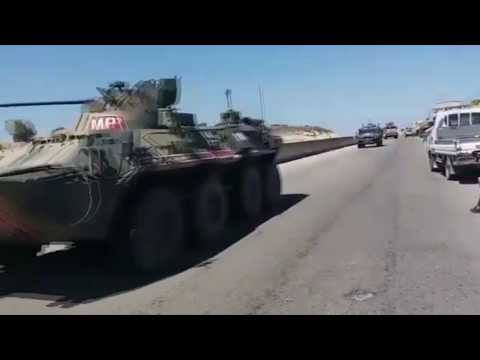 Турецкие военные эвакуировали российский БТР-82А, подорвавшийся на СВУ
