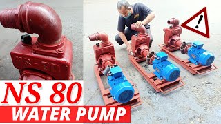 Unboxing Review Water Pump NS80 3&quot; Induction Motor Pompa Air Electro Listrik 3 Phase 380V Tutorial