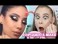 COPIANDO A MAKE gringa ULTRA HARD com CUT CREASE e DELINEADO DUPLO