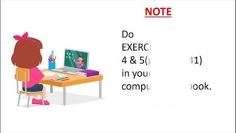 COMPUTER//CLASS 5//LESSON 4: Files And Folders In Windows 7( Back Exercises)