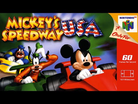 Mickey's Speedway USA All Courses Widescreen 60FPS