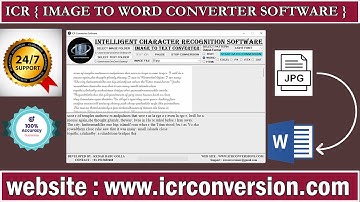 Image to Word Converter Software | Image to Word Conversion Software | Image to Word