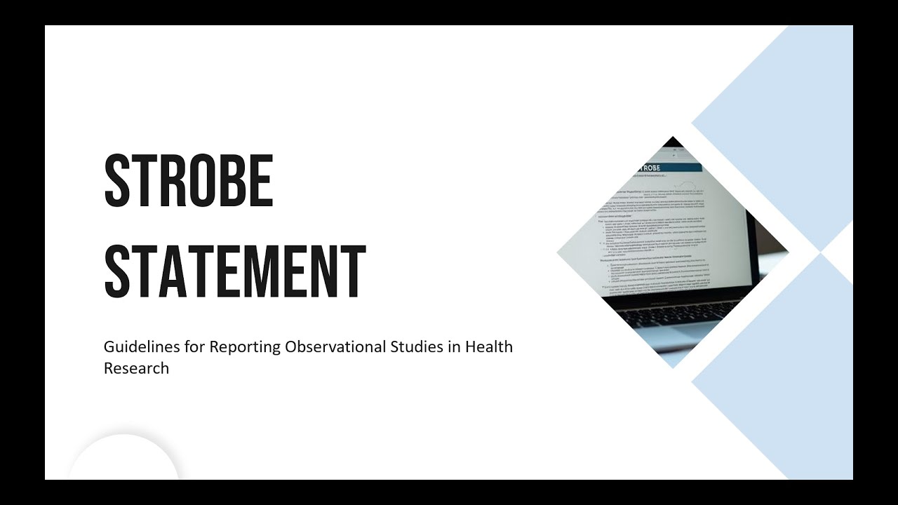 Strobe Statement Sample STROBE Statement - YouTube