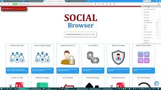 Download Social Browser ( Best Social Media Tools) screenshot 4