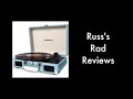 Crosley cruiser deluxe  russs rad reviews unboxing episode 1