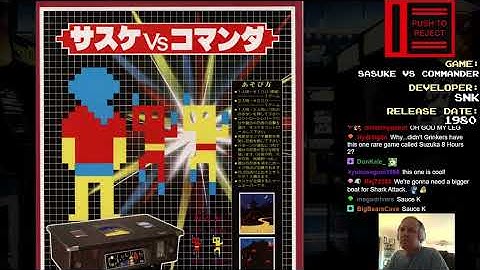 Push To Reject - Sasuke Vs. Commander (SNK 1980)