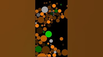 Orange with Green #shorts #algodoo #oddlysatisfying #relax #mesmerizing #wallpaper #relaxingalgodoo