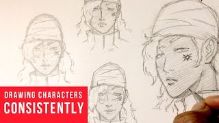 How To Draw Characters Consistently Looking The Same