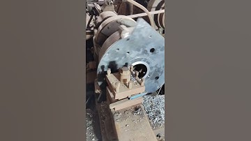 lathe machine operation center #technical #tech #technology #iti