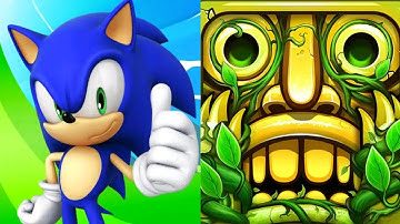 Sonic Dash VS Temple Run 2 Gameplay IOS Android