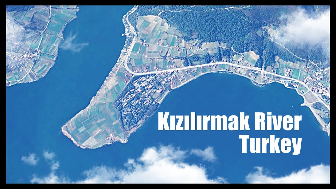 Turkiye Rivers Kızılırmak River Turkey *virtual aerial tour - YouTube