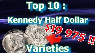 Top 10 Kennedy Half Dollar Variety Coins To Look For