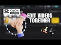 New feature how to edits together by creating a team space on capcut browser