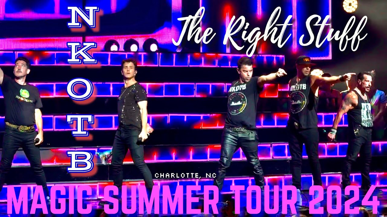 NKOTB Live 2024 THE RIGHT STUFF Magic Summer Tour 2024 Charlotte