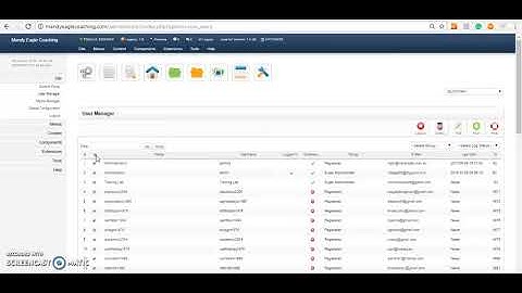 For Mandy - Deleting spam registration in Joomla back-end
