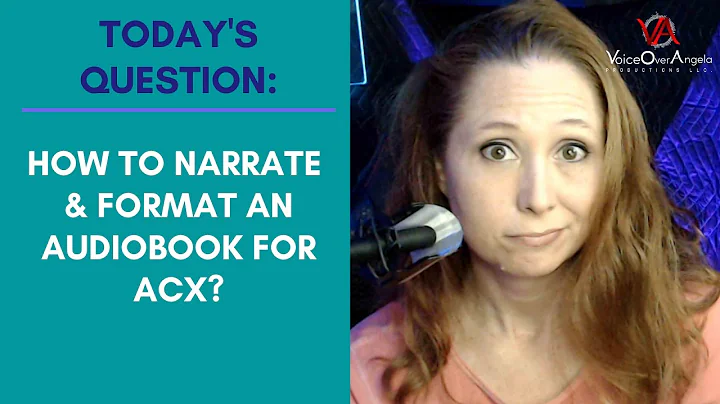 How to narrate and format an audiobook for ACX
