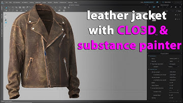 Leather Jacket Design Process: From Clo3D to Substance Painter