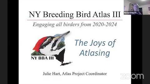 Science Lecture Series: NY Breeding Bird Atlas III - The Joys of Atlasing