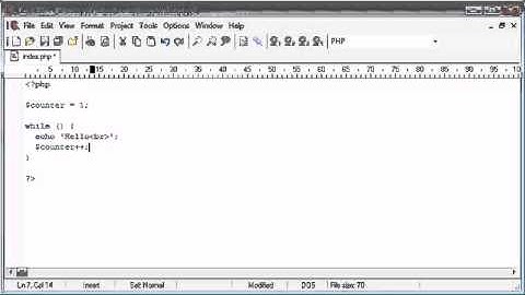 Beginner PHP Tutorial - 25 of 200 - while Loop  (www.dynamicwebart.com)