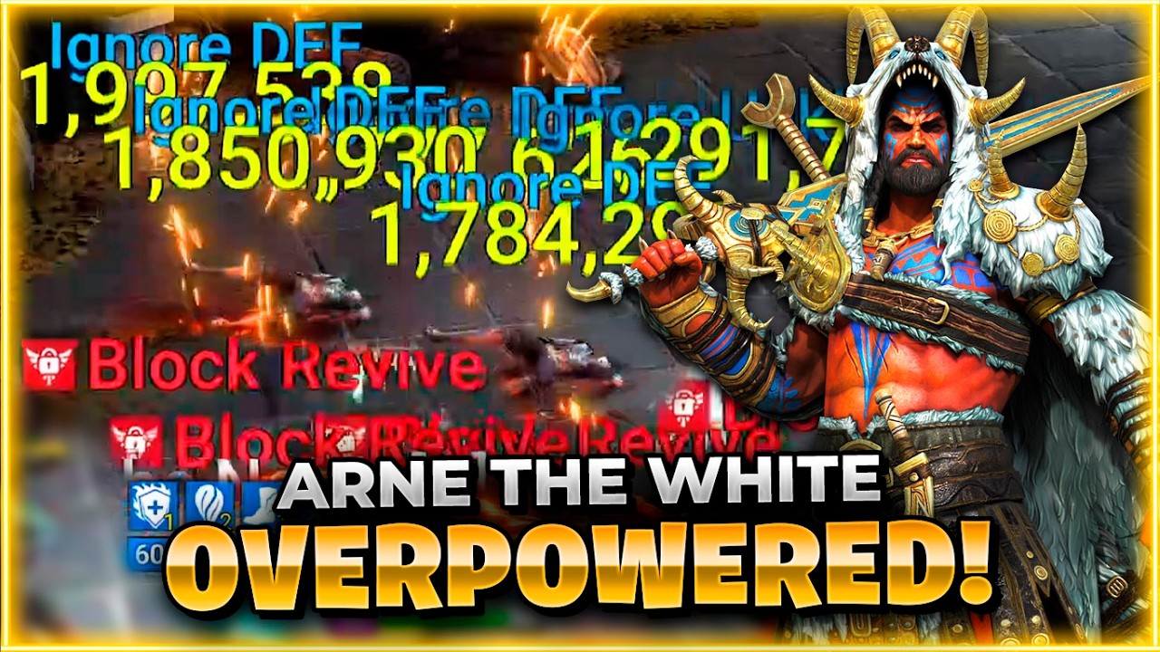I'M SPEECHLESS! Arne The White Is NEXT LEVEL Raid: Shadow Legends [Test Server]