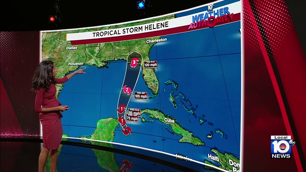 Tropical Storm Helene expected to strengthen into major hurricane - YouTube