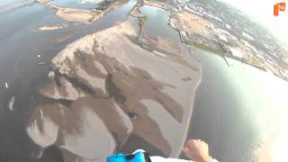 Wingsuit Flight from Paraglider: Flight Over the Columbia Gorge  Super Frenchie Diaries: WIDSIX TV