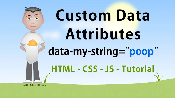 Custom Data Attributes HTML JavaScript CSS Tutorial